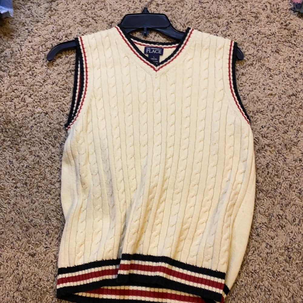 Large sweater vest